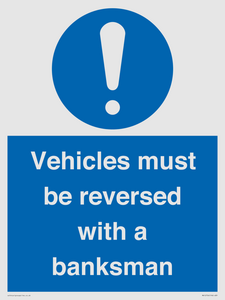 MV12756: Vehicles must be reversed with a banksman
