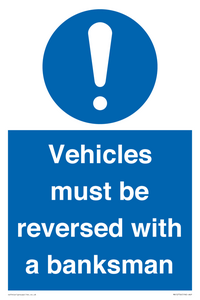 MV12756: Vehicles must be reversed with a banksman