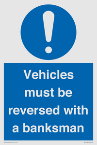 MV12756: Vehicles must be reversed with a banksman