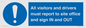 MV12835: All visitors and drivers must report to site office and sign IN and OUT