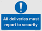 MV12837: All deliveries must report to security