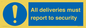 MV12837: All deliveries must report to security