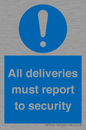 MV12837: All deliveries must report to security