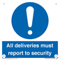 MV12837: All deliveries must report to security
