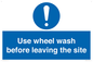 MV12918: Use wheel wash before leaving the site