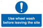 MV12918: Use wheel wash before leaving the site
