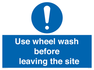 MV12918: Use wheel wash before leaving the site
