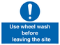 MV12918: Use wheel wash before leaving the site