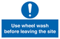 MV12918: Use wheel wash before leaving the site