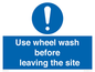 MV12918: Use wheel wash before leaving the site
