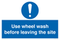MV12918: Use wheel wash before leaving the site