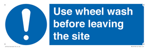 MV12918: Use wheel wash before leaving the site