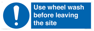 MV12918: Use wheel wash before leaving the site