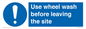 MV12918: Use wheel wash before leaving the site