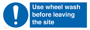MV12918: Use wheel wash before leaving the site