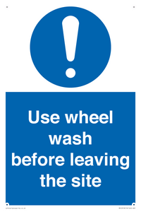 MV12918: Use wheel wash before leaving the site