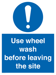 MV12918: Use wheel wash before leaving the site
