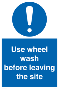 MV12918: Use wheel wash before leaving the site