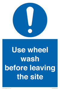 MV12918: Use wheel wash before leaving the site