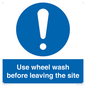 MV12918: Use wheel wash before leaving the site