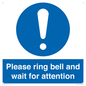 MV13103: Please ring bell and wait for attention