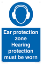 MV13119: Ear protection zone hearing protection to be worn