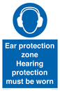 MV13119: Ear protection zone hearing protection to be worn