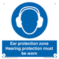 MV13119: Ear protection zone hearing protection to be worn