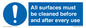 MV13137: All surfaces must be cleaned before and after every use