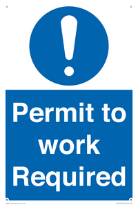 MV13207: Permit to work Required
