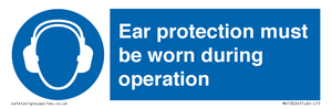 MV13224: Ear protection must be worn during operation