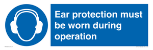 MV13224: Ear protection must be worn during operation