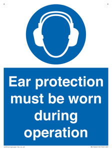 MV13224: Ear protection must be worn during operation