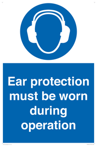 MV13224: Ear protection must be worn during operation