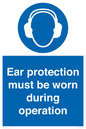 MV13224: Ear protection must be worn during operation