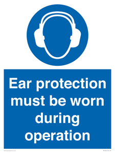 MV13224: Ear protection must be worn during operation