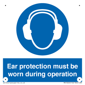 MV13224: Ear protection must be worn during operation