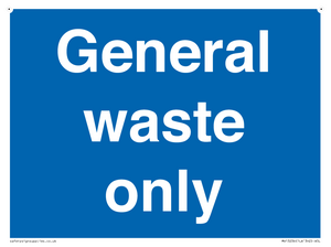 MV13236: General waste only