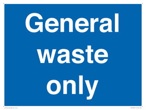 MV13236: General waste only