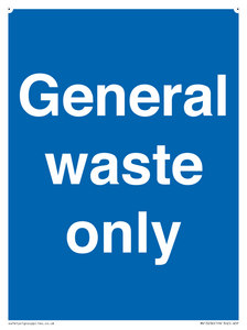 MV13236: General waste only