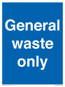 MV13236: General waste only