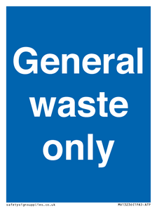 MV13236: General waste only
