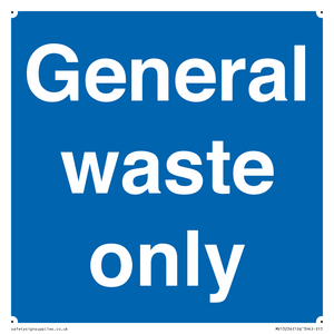 MV13236: General waste only