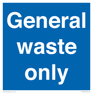 MV13236: General waste only