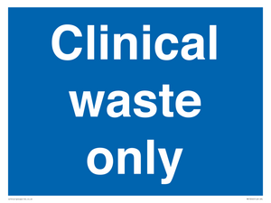 MV13240: Clinical waste only