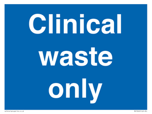 MV13240: Clinical waste only