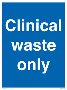 MV13240: Clinical waste only