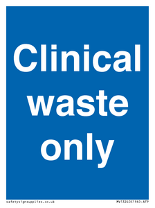 MV13240: Clinical waste only