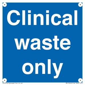 MV13240: Clinical waste only