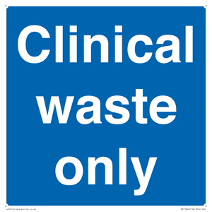 MV13240: Clinical waste only